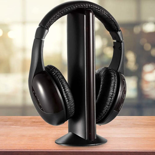 Wireless RF HiFi Over-Ear Headphones