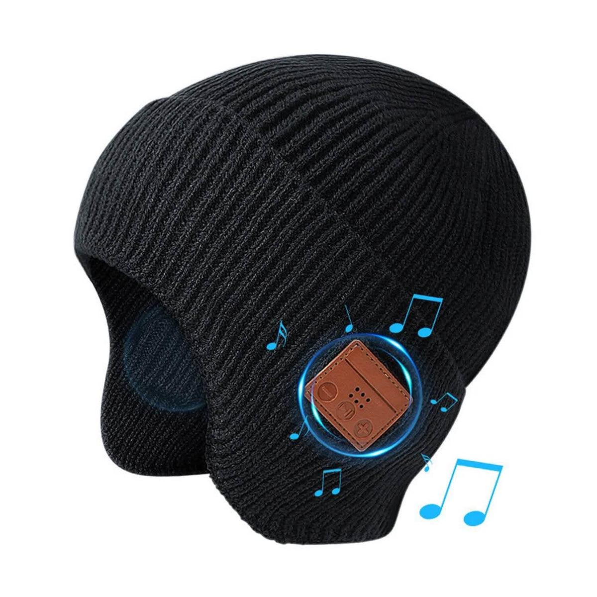 Wireless V5.0 Rechargeable Beanie Hat with Headphones