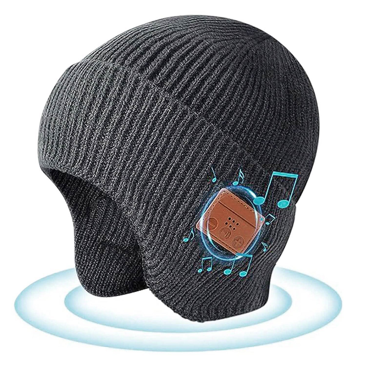 Wireless V5.0 Rechargeable Beanie Hat with Headphones