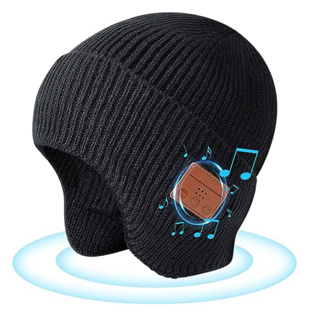 Wireless V5.0 Rechargeable Beanie Hat with Headphones
