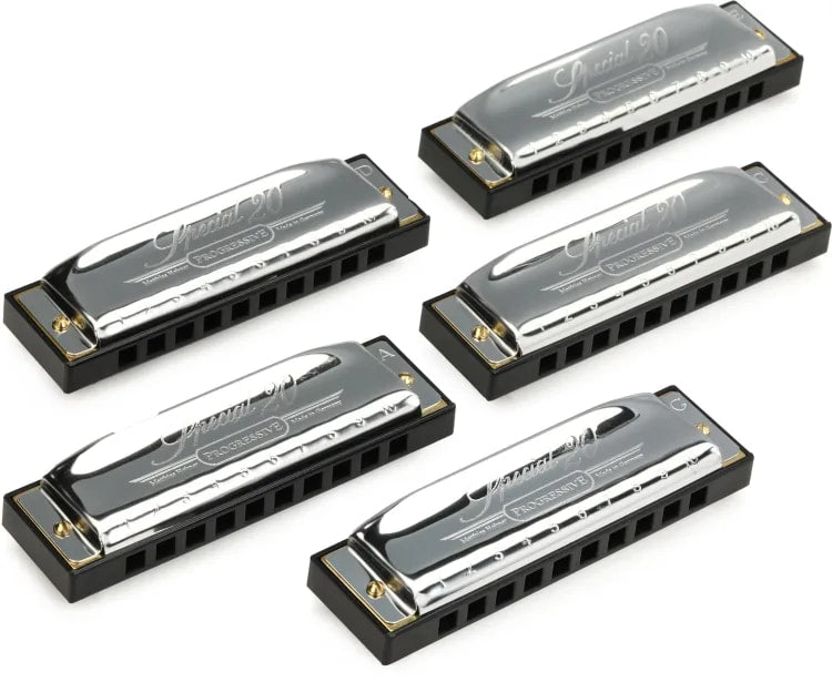 Hohner Special 20 Pro Pack 5-piece Harmonica Set - New