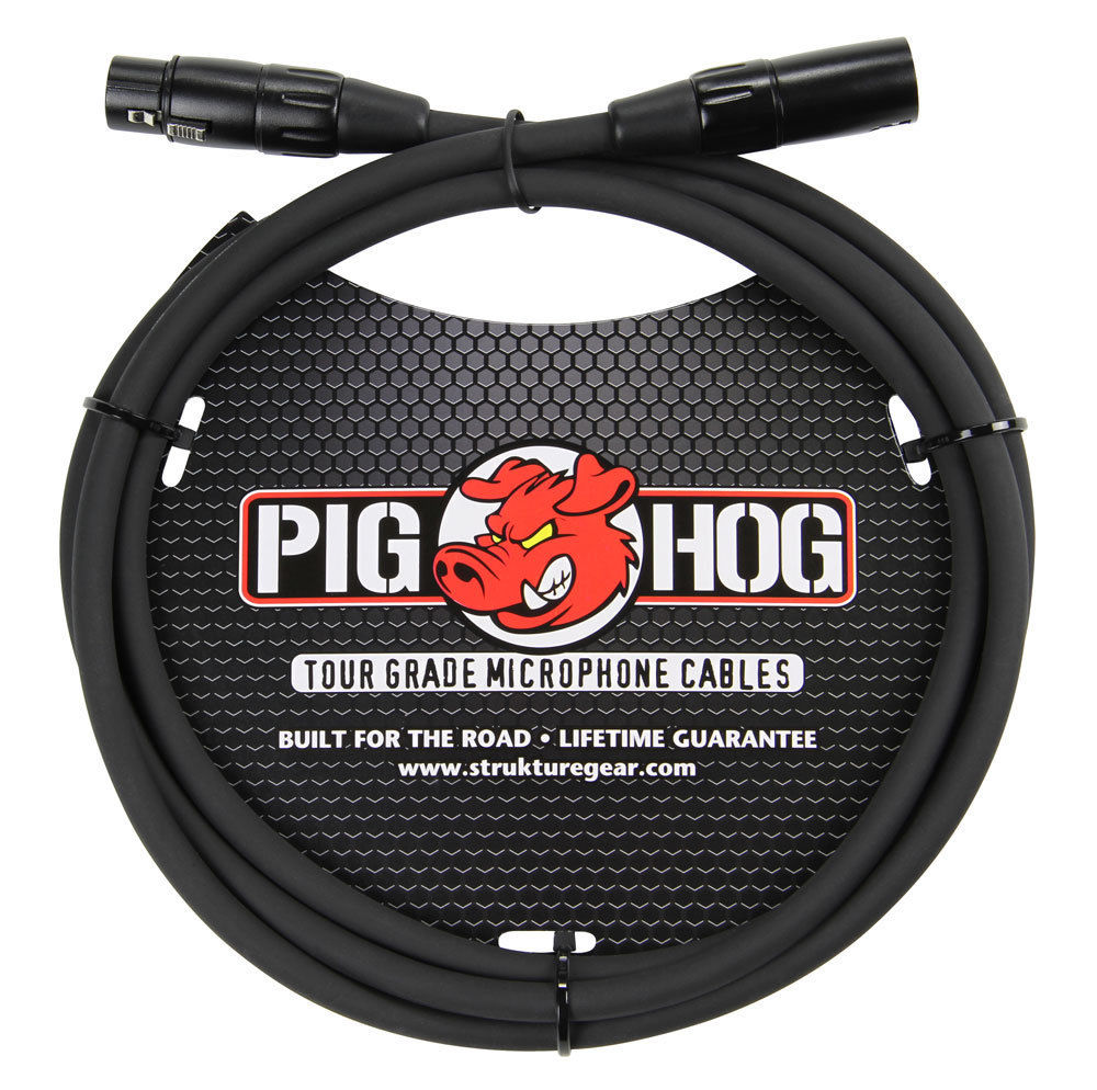 3 Pack Pig Hog PHM6 High Performance 8MM XLR Microphone Cable, 6FT - New