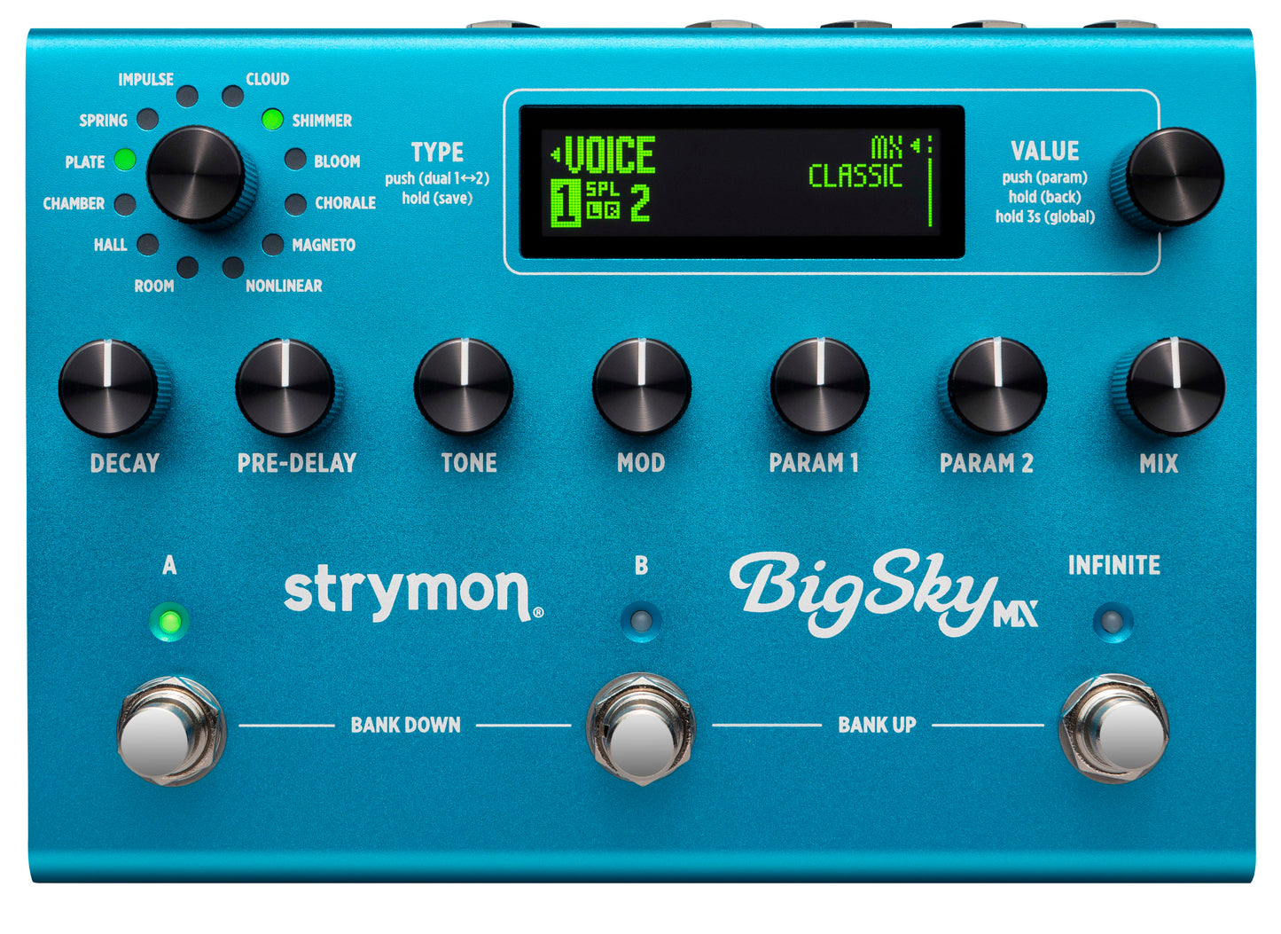 Strymon BigSky MX Reverb Pedal-NEW