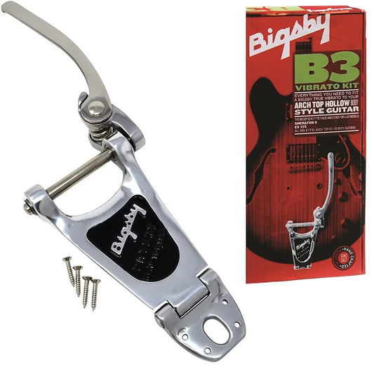 BIGSBY B3 VIBRATO KIT, Polished Aluminum- Right hand NEW