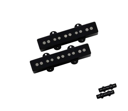 DiMarzio DP549 Ultra Jazz Bass 5 String pickup set - black-NEW