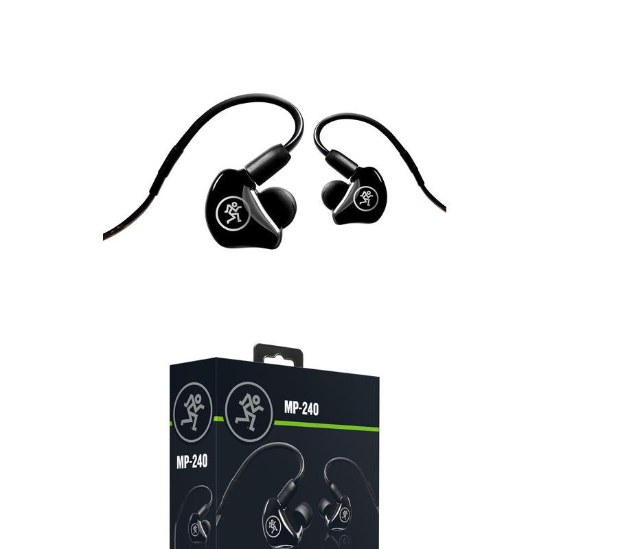 Mackie MP-240 Hybrid Dual-driver Professional In-Ear Monitors-NEW