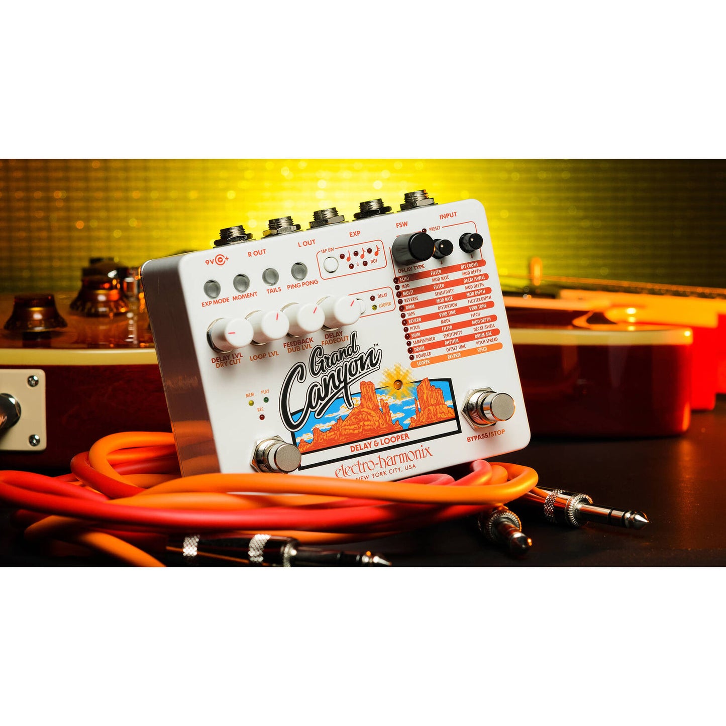 New - Electro Harmonix Grand Canyon Delay and Looper Pedal