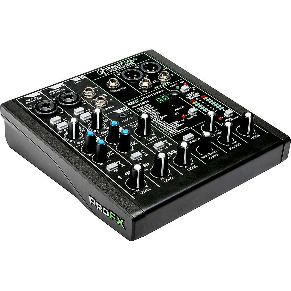 New - Mackie ProFX6v3 6-channel Mixer with USB and Effects