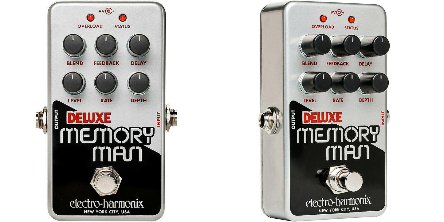 New - Electro-Harmonix Nano Deluxe Memory Man Analog Delay/Chorus/Vibrato Pedal