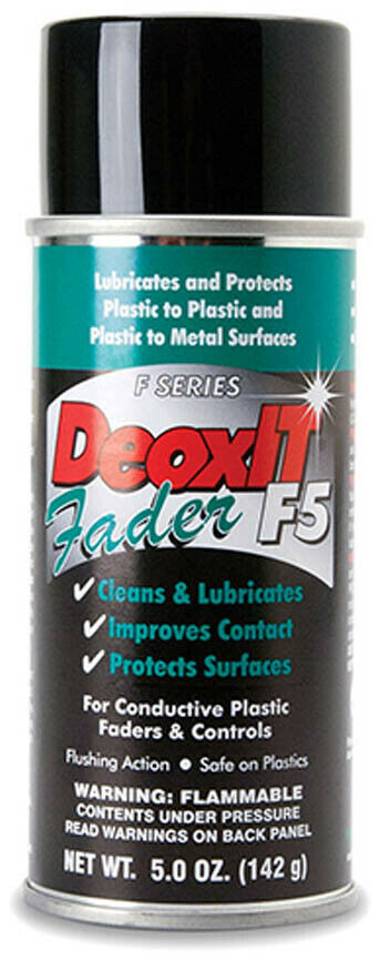 Hosa Caig DeoxIT Conductive Plastic/Carbon Switch Fader Lube Spray F5S-H6