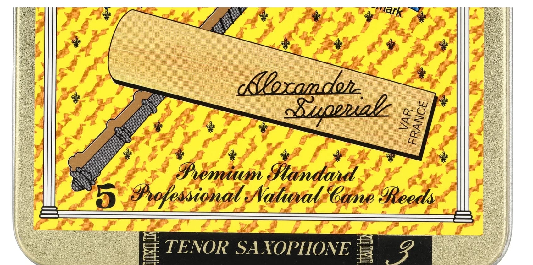 Alexander Reeds Superial Tenor Saxophone Reeds - 3.0 (5-pack)- NEW