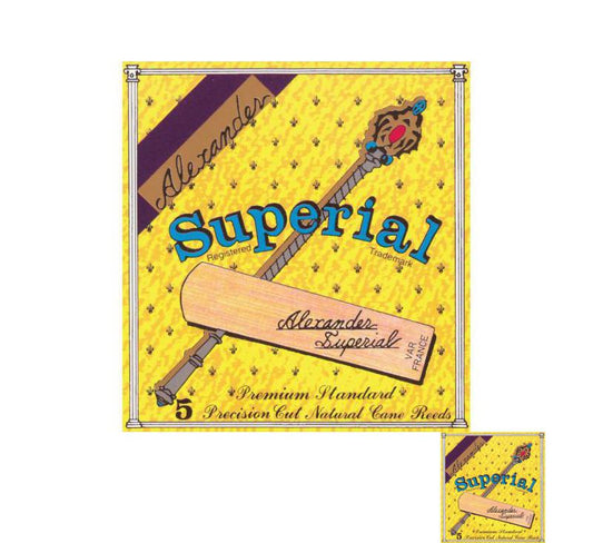 Alexander Reeds Superial Alto Saxophone Reeds - 3.5 (5-pack)- NEW