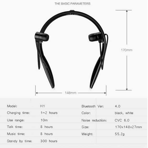 Zealot Bluetooth 4.0 Neckband Sport Headphone