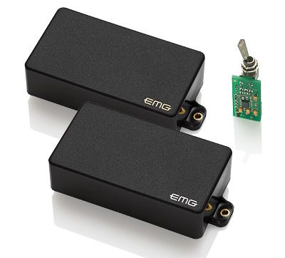 EMG KFK Kerry King 81/85 Active Signature Humbucker Guitar 2-piece Pickup Set - Black-NEW