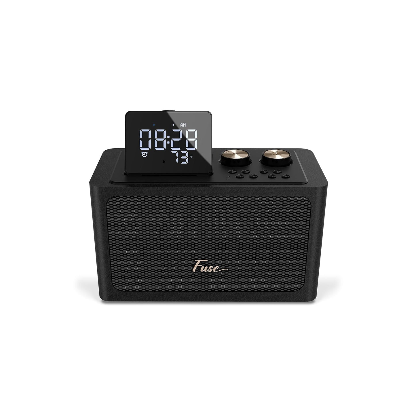 Fuse Zide Vintage Retro Alarm Clock Radio with Bluetooth