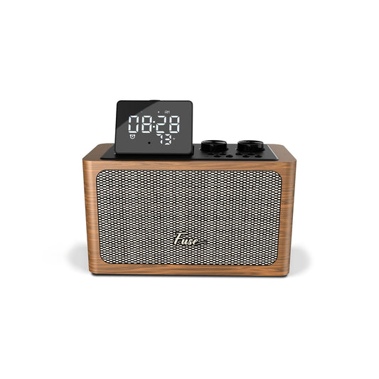 Fuse Zide Vintage Retro Alarm Clock Radio with Bluetooth