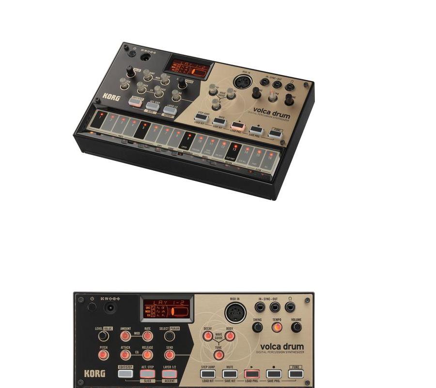 Korg Volca Drum Physical Modeling Drum Synthesizer -NEW