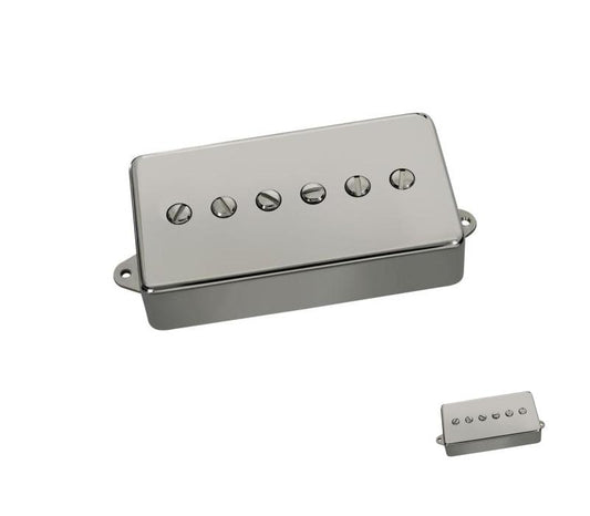DiMarzio DP286 Vintage P90TM with full-size humbucker cover, Nickel -NEW